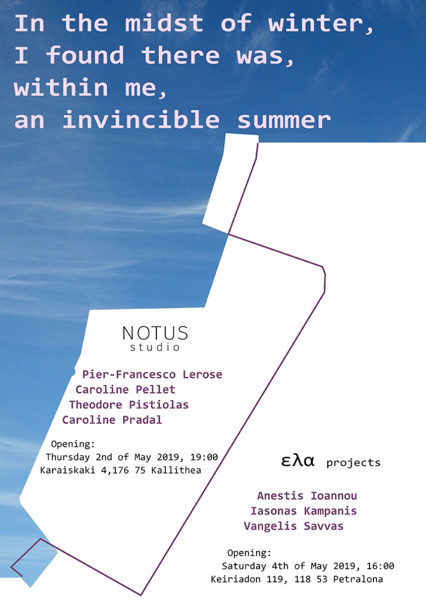 In the midst of winter, I found there was, within me, an invincible summer