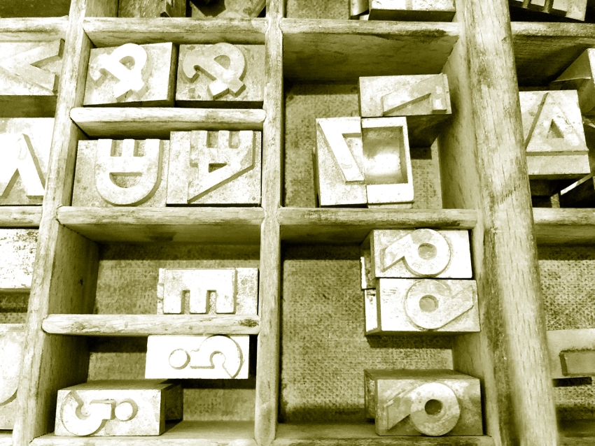 STEP 31| Traditional typography and contemporary artistic practices. Weaving typographic and social 