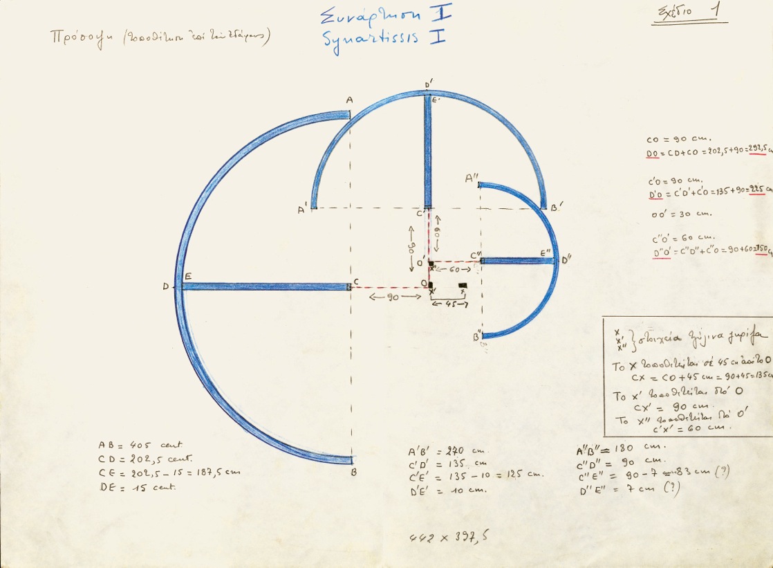 The surface as origin, the reasoning as foresight in the work of Nausica Pastra (1921-2011)