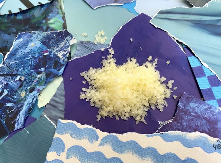 Walking the dog on the salt || Paros