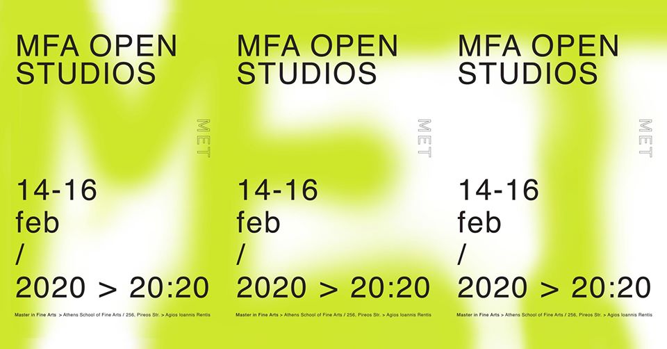 MFA Open Studios 2020