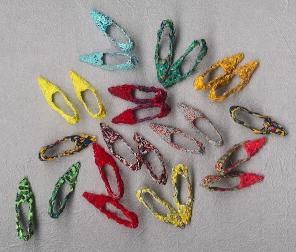 The worn-out dancing shoes