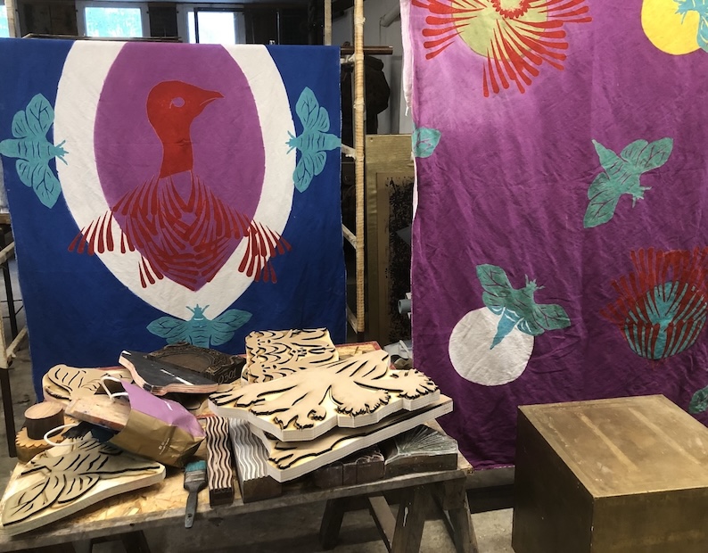 MAY ALL CREATURES BE HAPPY banners and flags