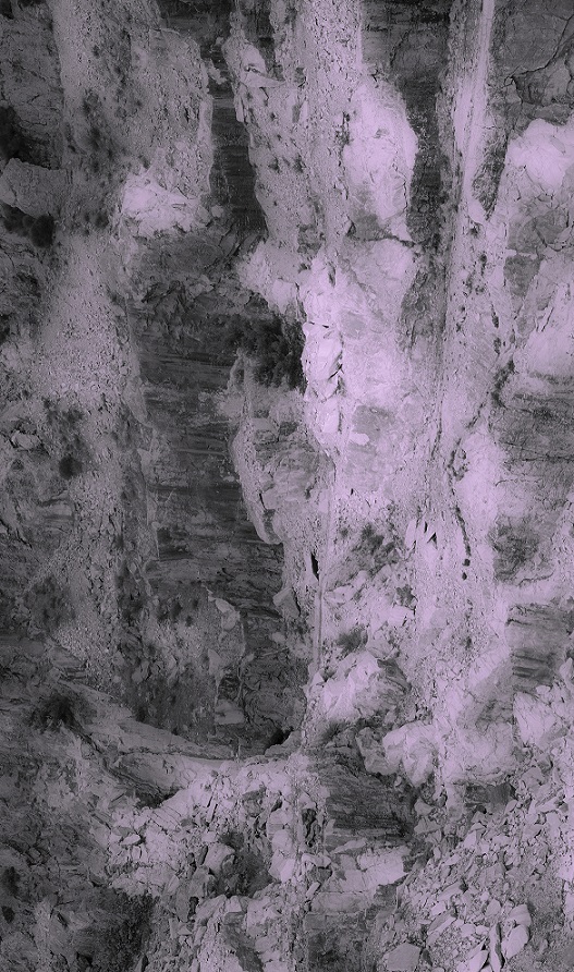 A Fallen Line of Marble Drums