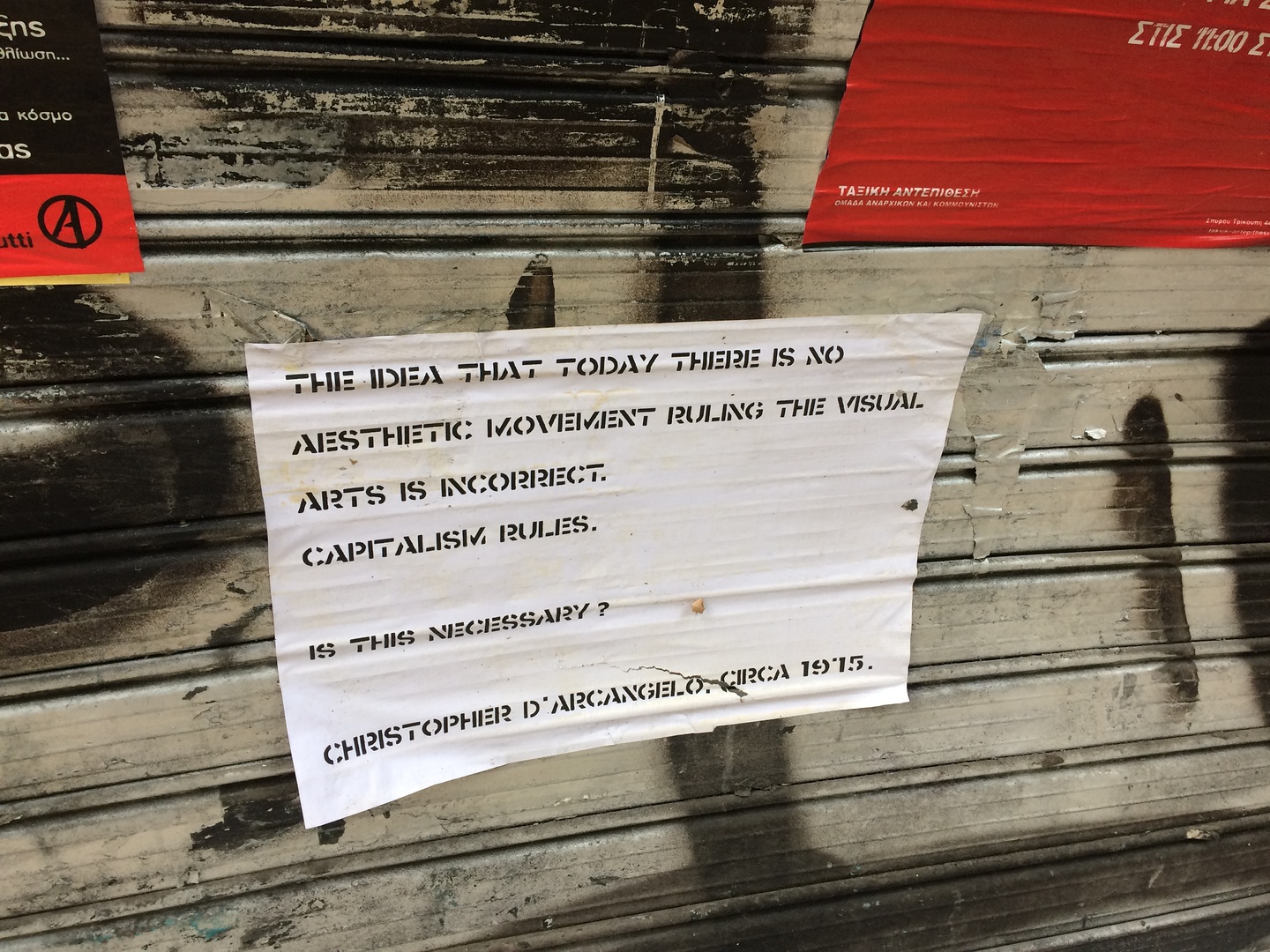 Elective Affinities: “Anarchism Without Adjectives” ​On the Work of Christopher D'Arcangelo, 1975-1979