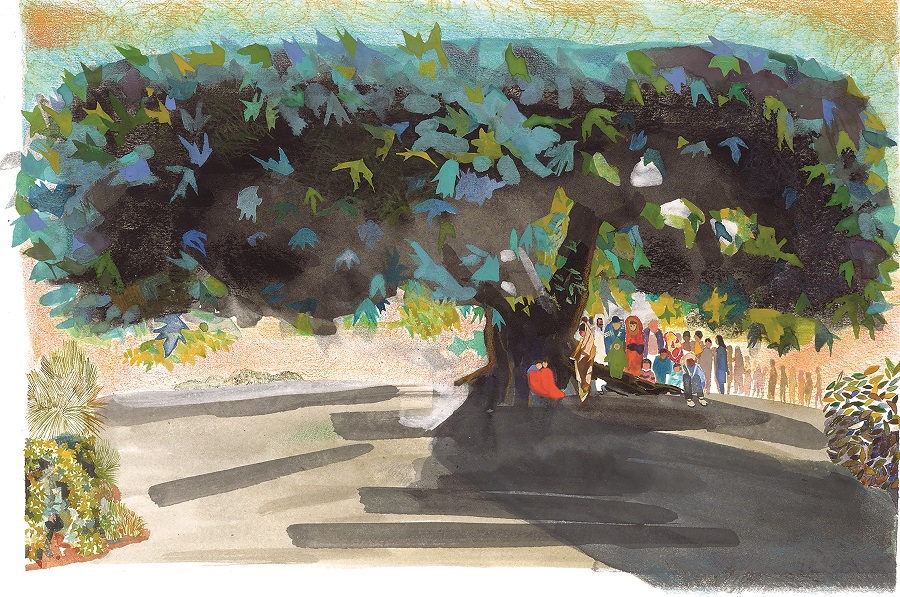 Melak – all alone, illustrations from the book