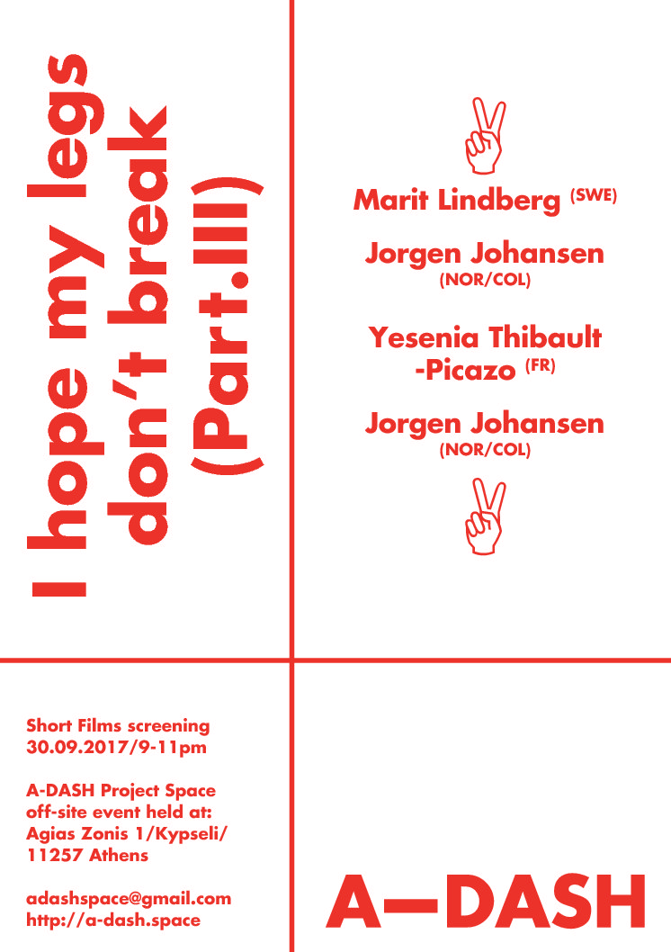 I hope my legs don't break (Part. III)